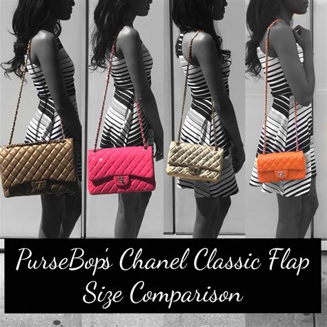 flap bag chanel sizes|chanel classic flap bag sizes.